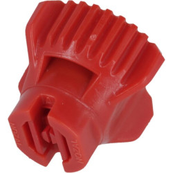 Plokščių vėduoklinių antgalių rinkinys (8 vnt.) RFX 120° 04 raudonas RFX12004P008