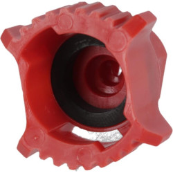 Plokščių vėduoklinių antgalių rinkinys (8 vnt.) RFX 120° 04 raudonas RFX12004P008