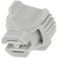 Plokščių vėduoklinių antgalių rinkinys (8 vnt.) RFX 120° 06 pilkas RFX12006P008