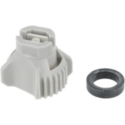 Plokščių vėduoklinių antgalių rinkinys (8 vnt.) RFX 120° 06 pilkas RFX12006P008