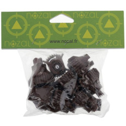 Oro įpurškimo antgalių rinkinys (8 vnt.) ADX 120° 05 rudas ADX12005P008