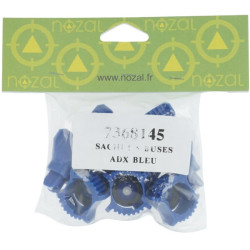 Oro įpurškimo antgalių rinkinys (8 vnt.) ADX 120° 03 mėlynas ADX12003P008