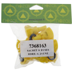 Oro įpurškimo antgalių rinkinys (8 vnt.) HDRX-A 120° 02 geltonas HDRXA12002P008