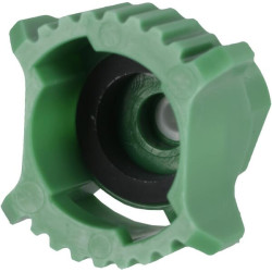 Plokščių vėduoklinių antgalių rinkinys (8 vnt.) ABX 80° 015 žalias ABX80015P008