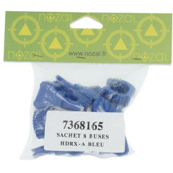 Oro įpurškimo antgalių rinkinys (8 vnt.) HDRX-A 120° 03 mėlynas HDRXA12003P008