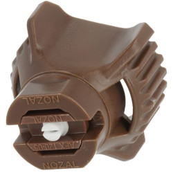 Plokščių vėduoklinių antgalių rinkinys (8 vnt.) AFX 120° 05 rudas AFX12005P008