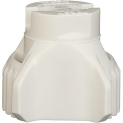 Plokščių vėduoklinių antgalių rinkinys (8 vnt.) AFX 120° 08 baltas AFX12008P008