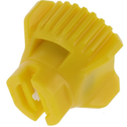 Plokščių vėduoklinių antgalių rinkinys (8 vnt.) ABX 80° 02 geltonas ABX8002P008