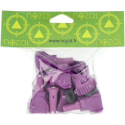 Oro įpurškimo antgalių rinkinys (8 vnt.) HDRX-A 120° 025 violetinė HDRXA120025P008