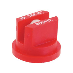 Plokščias vėduoklinis antgalis XR 80° 04 raudonas keraminis TeeJet XR8004VK