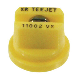 Plokščias vėduoklinis antgalis XR 110° 02 geltonas nerūdijantis plienas TeeJet XR11002VS