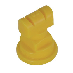 Dvigubas plokščias vėduoklinis antgalis TTJ 110° 02 geltonas plastikinis TeeJet TTJ6011002VP