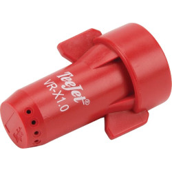 Trąšų purkštukas SJ raudonas plastikinis TeeJet SJ7AVRX10