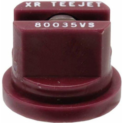 Plokščias vėduoklinis antgalis XR 80° 03 mėlynas nerūdijantis plienas TeeJet XR8003VS