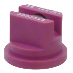 Plokščias vėduoklinis antgalis XR 80° 025 violetinis nerūdijančio plieno TeeJet XR80025VS