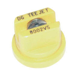 Plokščias vėduoklinis antgalis DG 80° 02 geltonas nerūdijantis plienas TeeJet DG8002VS