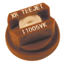 Plokščias vėduoklinis antgalis XR 110° 05 rudas keraminis TeeJet XR11005VK