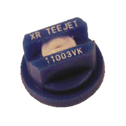 Plokščias vėduoklinis antgalis XR 110° 03 mėlynas keraminis TeeJet XR11003VK