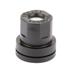 Tuščiaviduris kūginis oro įpurškimo antgalis TXR 80° 04 juodas keraminis „TeeJet TXR8004VK“