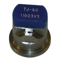 Dvigubas plokščias vėduoklinis antgalis TJ 110° 03 mėlynas nerūdijantis plienas TeeJet TJ6011003VS