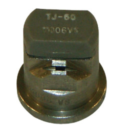 Dvigubas plokščias vėduoklinis antgalis TJ 110° 06 pilkas nerūdijantis plienas TeeJet TJ6011006VS