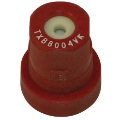 Tuščiaviduris kūgio antgalis TXB 80° 04 raudona keramika TeeJet TXB8004VK