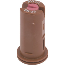 Oro įpurškimo necentrinis antgalis AVI OC 80° 5 rudas keraminis Albuz AVIOC8005