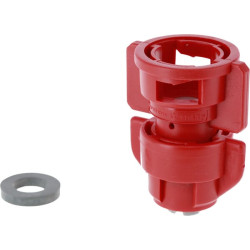 Oro įpurškimo antgalis TD 80° 04 raudonas keraminis Agrotop TD8004