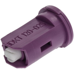 Oro įpurškimo dvigubas vėduoklinis antgalis IDKT 120° 025 violetinis keraminis Lechler IDKT120025C