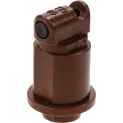 Oro įpurškimo antgalis TTI 110° 05 rudas plastikinis TeeJet TTI11005VP