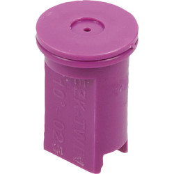 Dvigubas vėduoklinis oro įpurškimo antgalis EZK-TWIN 110° 025 violetinis plastikinis MMAT EZKTWIN110025