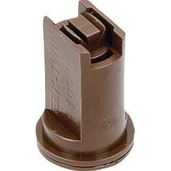 Dvigubas vėduoklinis oro įpurškimo antgalis EZK-TWIN 110° 05 rudas plastikinis MMAT EZKTWIN11005