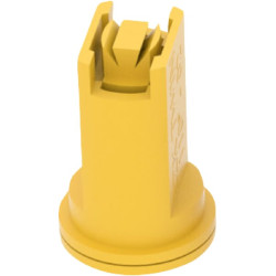 Dvigubas vėduoklinis oro įpurškimo antgalis EZK-TWIN 110° 02 geltonas plastikinis MMAT EZKTWIN11002