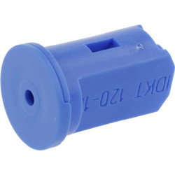 Dvigubas vėduoklinis oro įpurškimo antgalis IDKT 120° 10, šviesiai mėlynas, plastikinis, IDKT12010POM