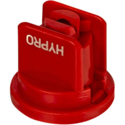 Plokščias vėduoklinis antgalis ULD 120° 04 raudonas plastikinis Hypro ULD12004