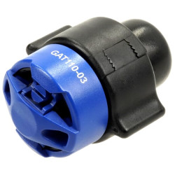 Dvigubas plokščias vėduoklinis antgalis „Guardian AIR Twin 110° 03“, mėlynas, plastikinis, „Hypro GAT11003“