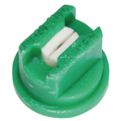 Plokščias vėduoklinis antgalis AD 120° 015 žalias keraminis Lechler AD120015C