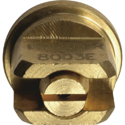 Plokščias vėduoklinis antgalis ES 80° 03 žalvaris Lechler ES8003MS