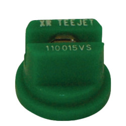 Plokščias vėduoklinis antgalis XR 110° 015 žalias nerūdijantis plienas TeeJet XR110015VS