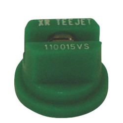 Plokščias vėduoklinis antgalis XR 110° 015 žalias nerūdijantis plienas TeeJet XR110015VS