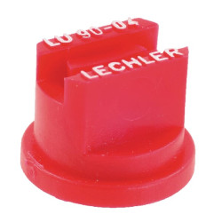 Plokščias vėduoklės formos antgalis AD 120° 04 raudonas plastikinis Lechler AD12004POM