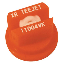 Plokščias vėduoklinis antgalis XR 110° 04 raudonas keraminis TeeJet XR11004VK
