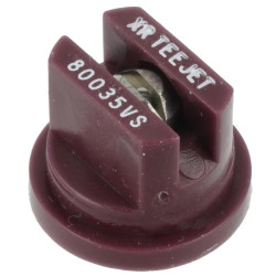 Plokščias vėduoklinis antgalis XR 80° 035 raudonai rudas nerūdijantis plienas TeeJet XR80035VS