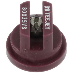 Plokščias vėduoklinis antgalis XR 80° 035 raudonai rudas nerūdijantis plienas TeeJet XR80035VS