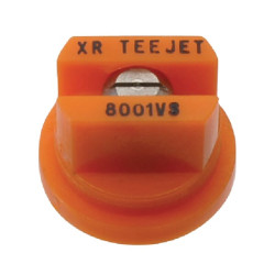 Plokščias vėduoklinis antgalis XR 80° 01 oranžinis nerūdijančio plieno TeeJet XR8001VS