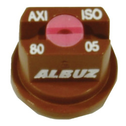 Plokščias vėduoklinis antgalis AXI 80° 05 rudas keraminis Albuz AXI8005