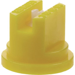 Plokščias vėduoklinis antgalis QS 80° 02 geltonas keraminis Lechler QS8002C