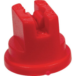 Plokščias vėduoklinis antgalis SF 80° 04 raudonas plastikinis ASJ SF08004