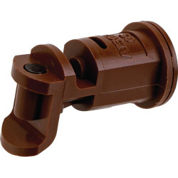 Dvigubo išleidimo antgalis AI3070 110° 05 rudas plastikinis „TeeJet“ AI307005VP