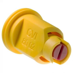 Oro įpurškimo antgalis CVI 80° 02 geltonas keraminis Albuz CVI8002